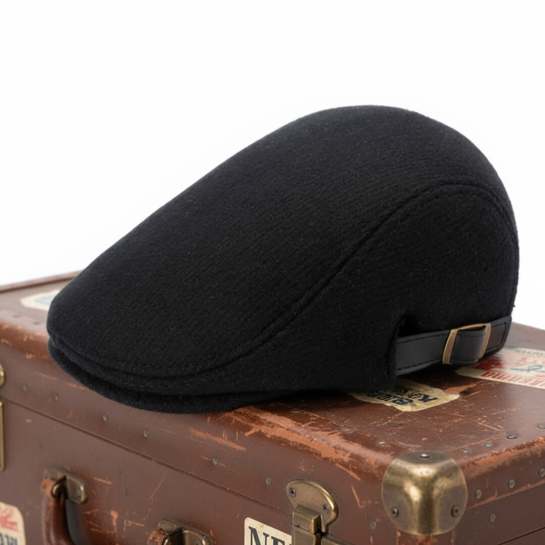 Flatcap van wolmix — SANTPOORT