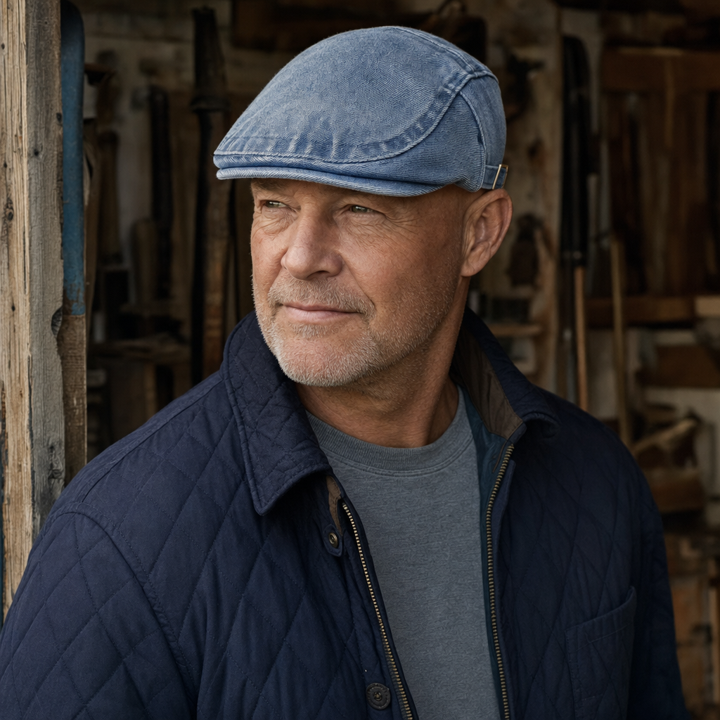Denim flatcap — LOENEN