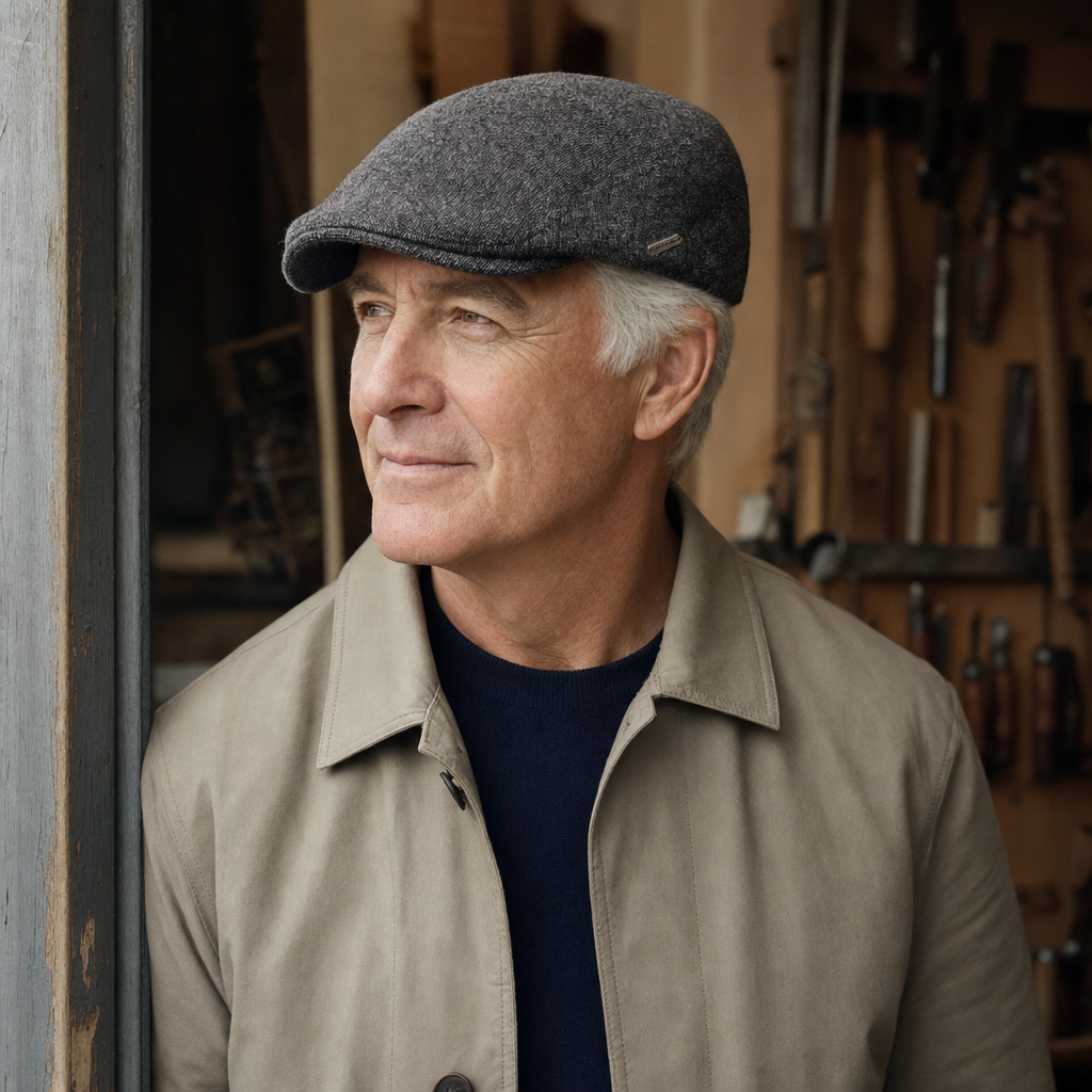 Wollen flatcap — HOORN