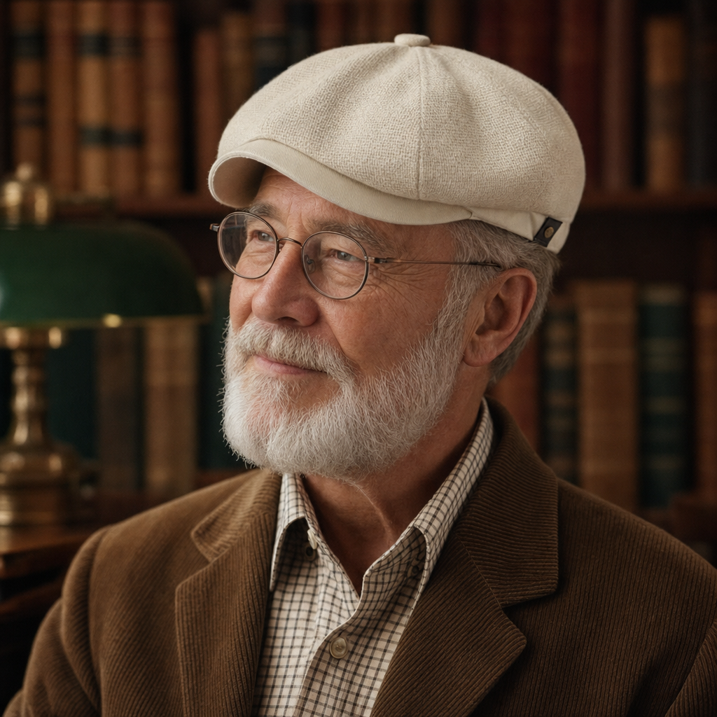 Linnen flatcap — DIDAM