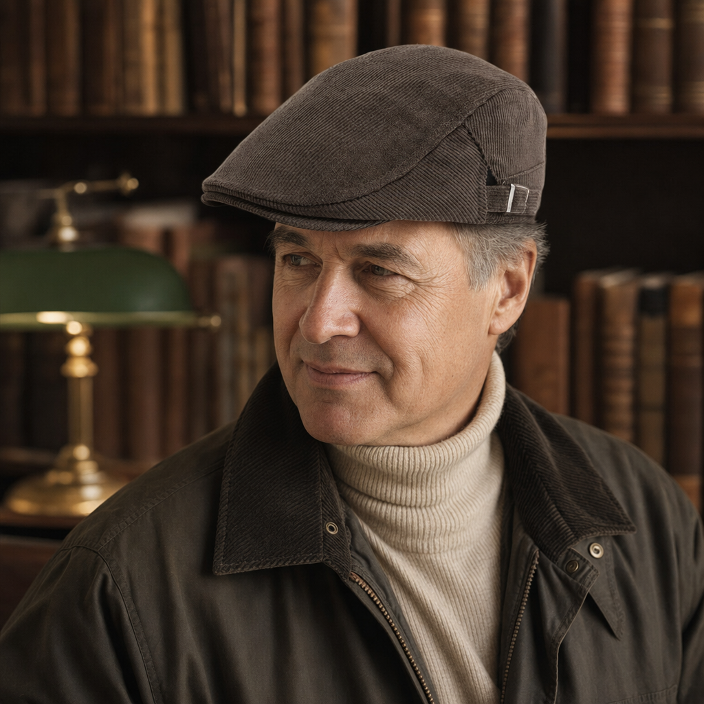 Corduroy flatcap — VLODROP