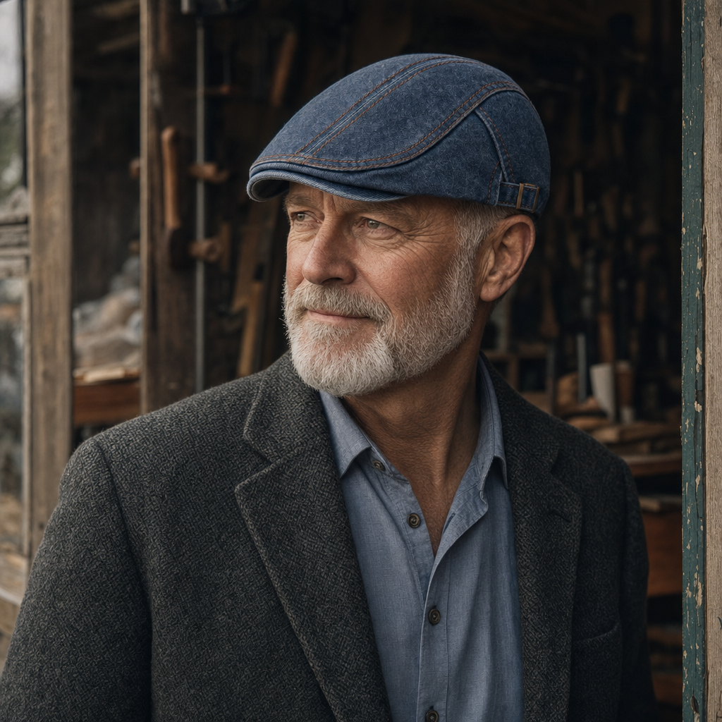 Denim flatcap — HEEZE