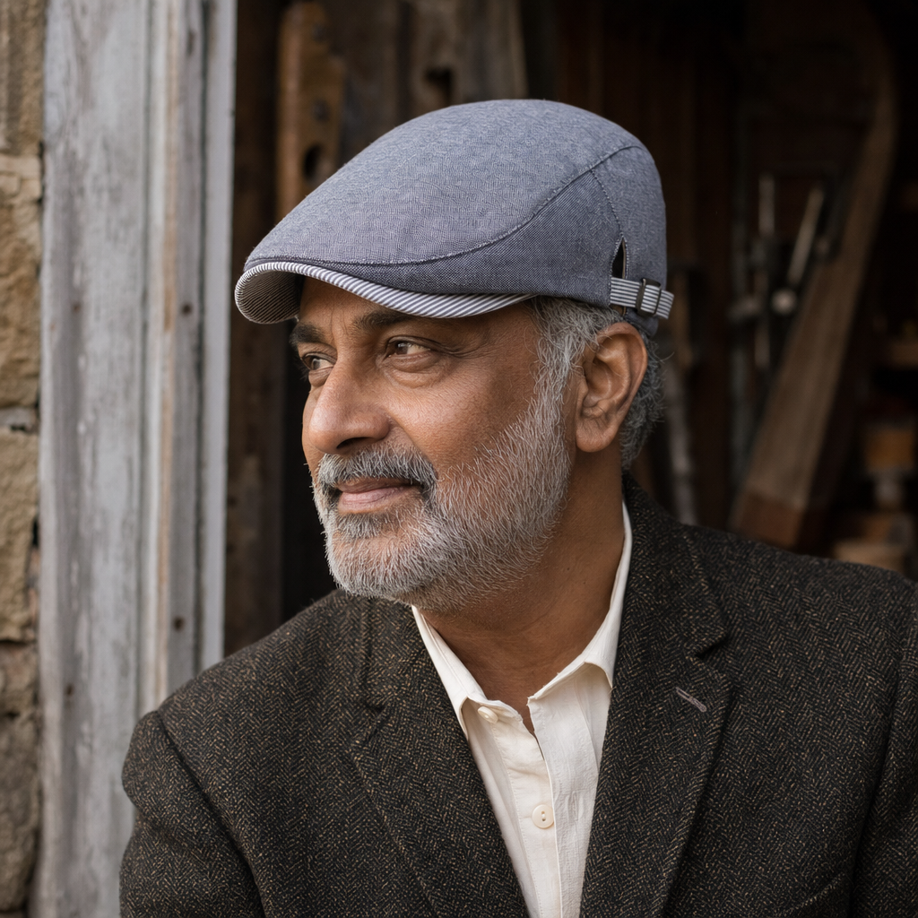 Flatcap van linnenmix — IJSSELMUIDEN