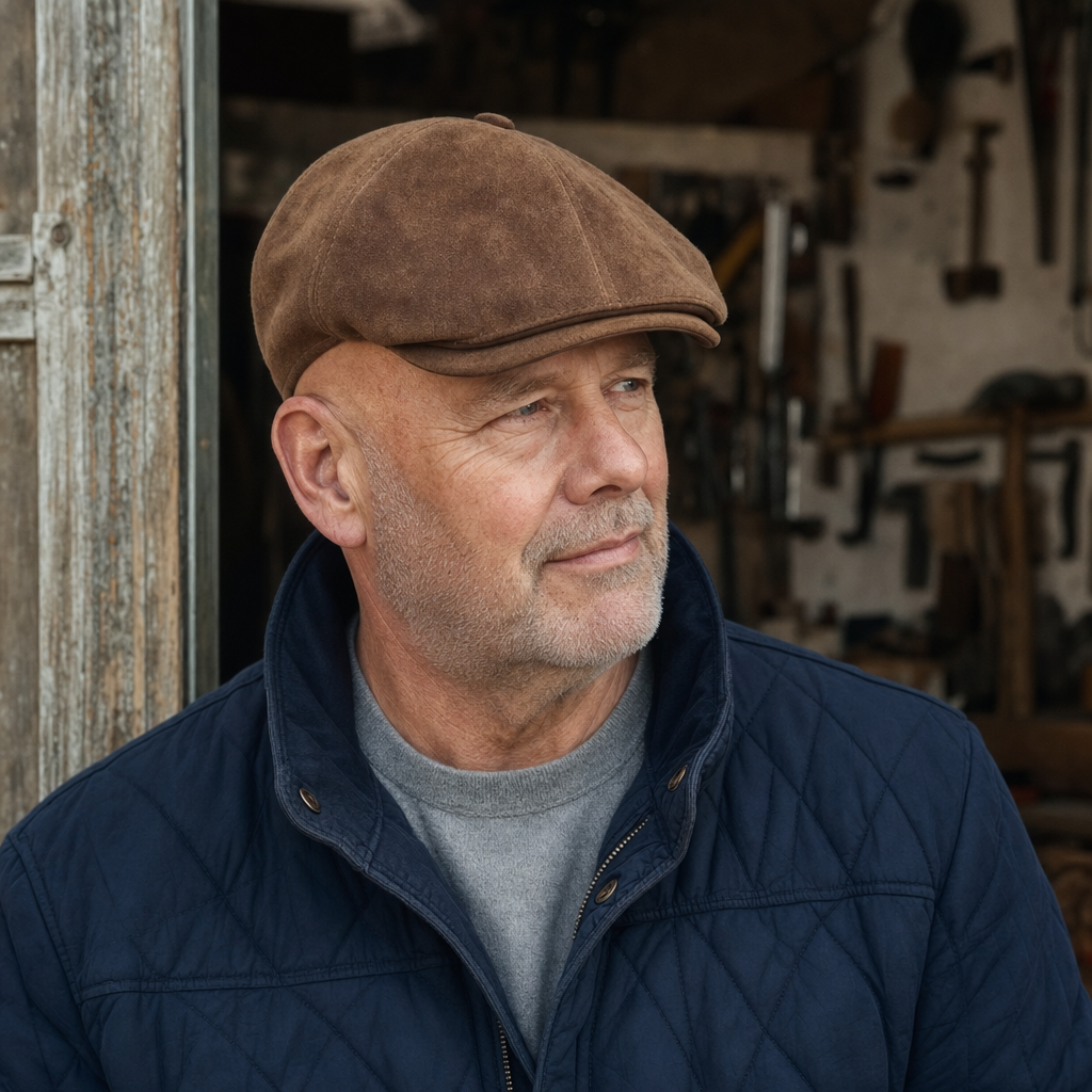Kunstleren flatcap — PUTTE