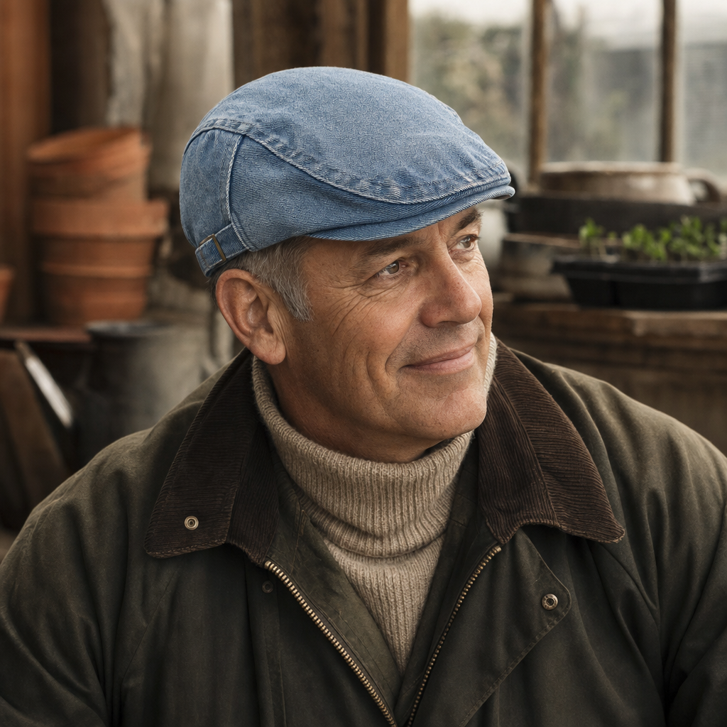 Denim flatcap — RENESSE