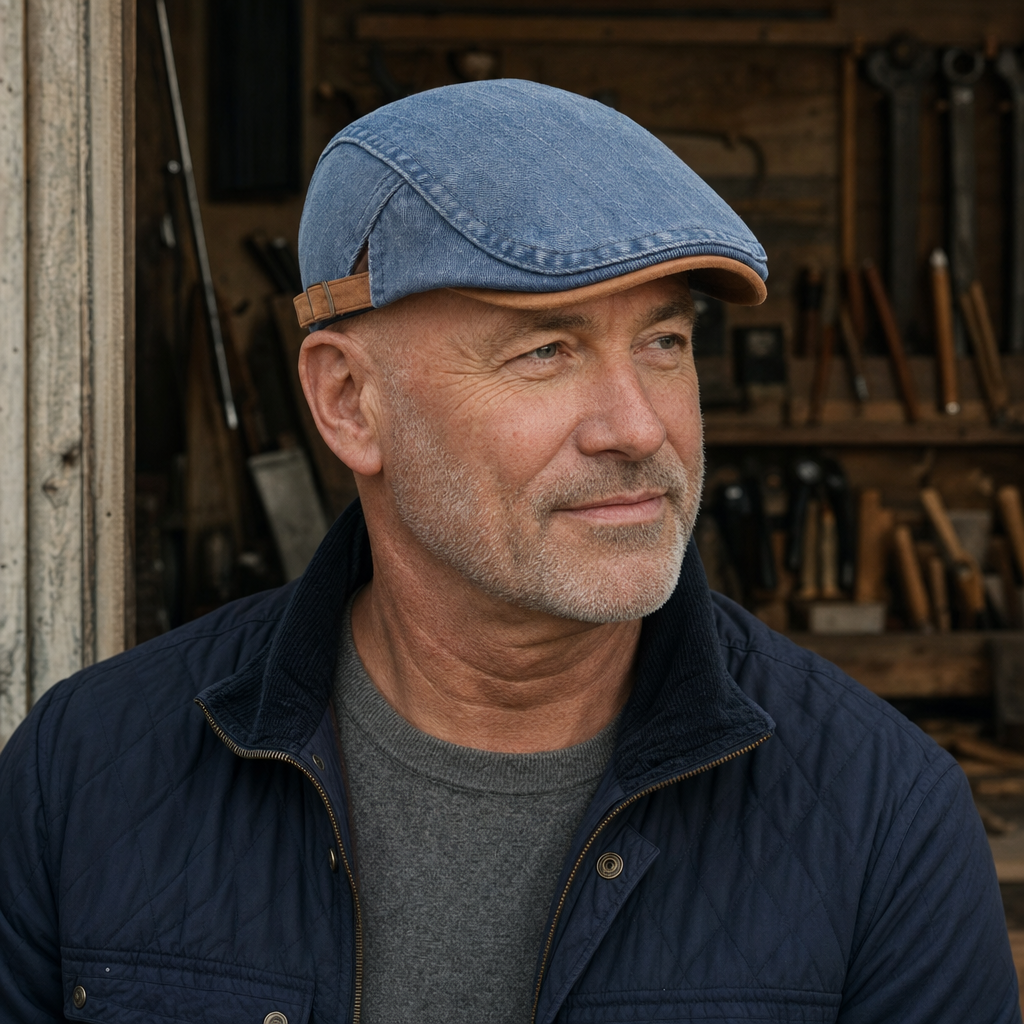Denim flatcap — DORDRECHT