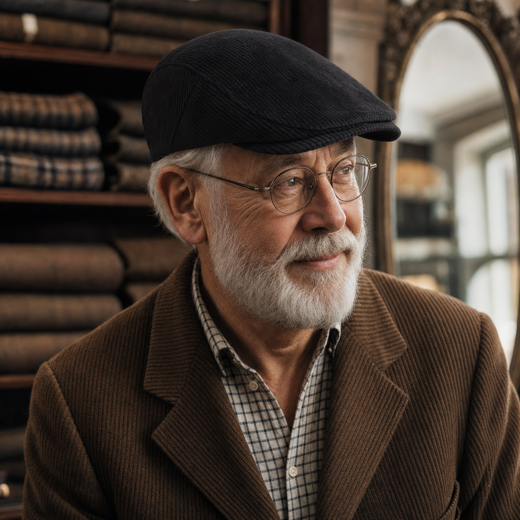 Corduroy flatcap — GROU