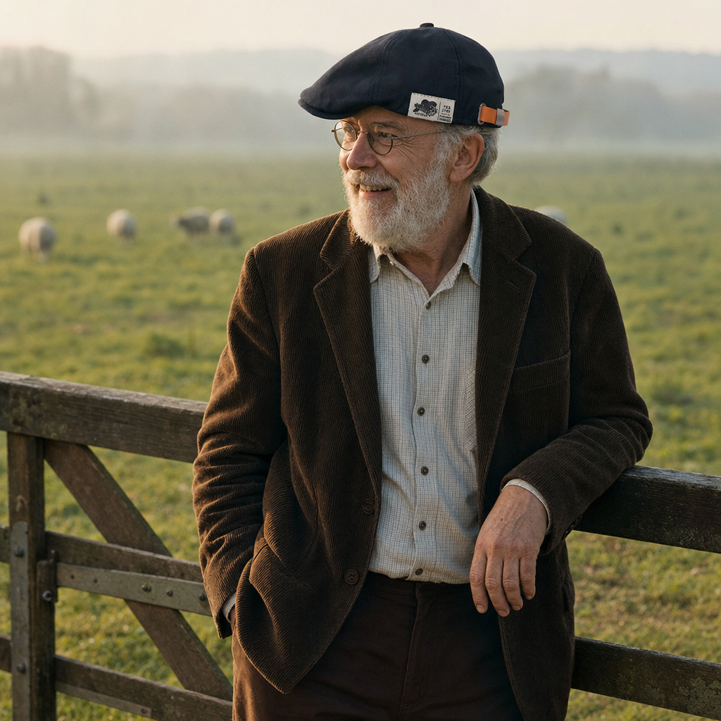 Katoenen flatcap — DEN HAAG