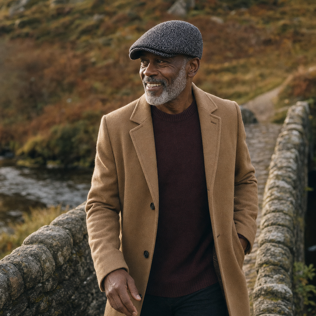 Tweed flatcap — DOKKUM