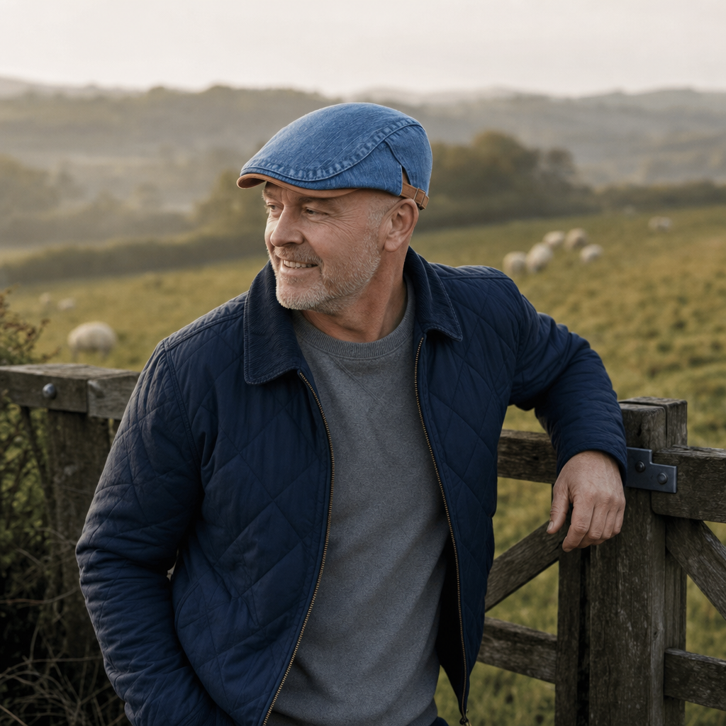 Denim flatcap — DORDRECHT