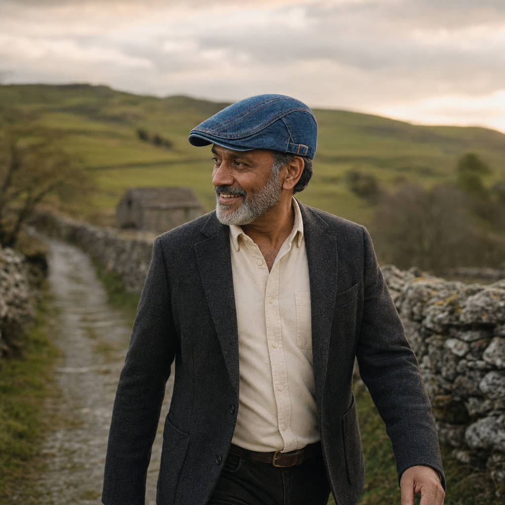 Denim flatcap — MARKNESSE
