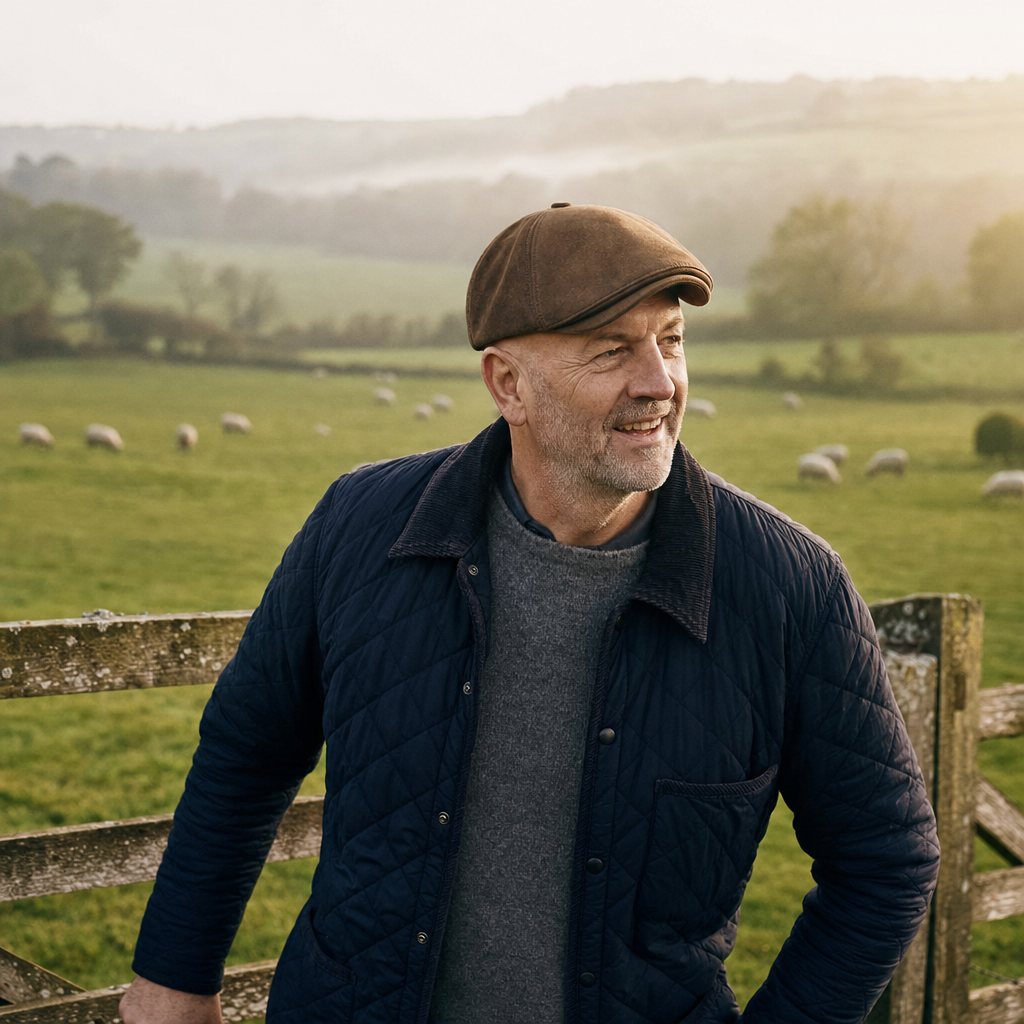 Kunstleren flatcap — PUTTE