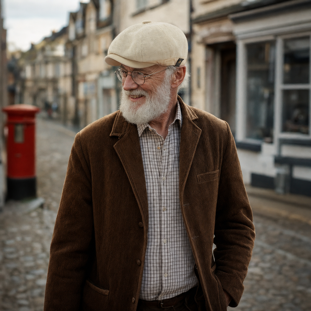Linnen flatcap — DIDAM