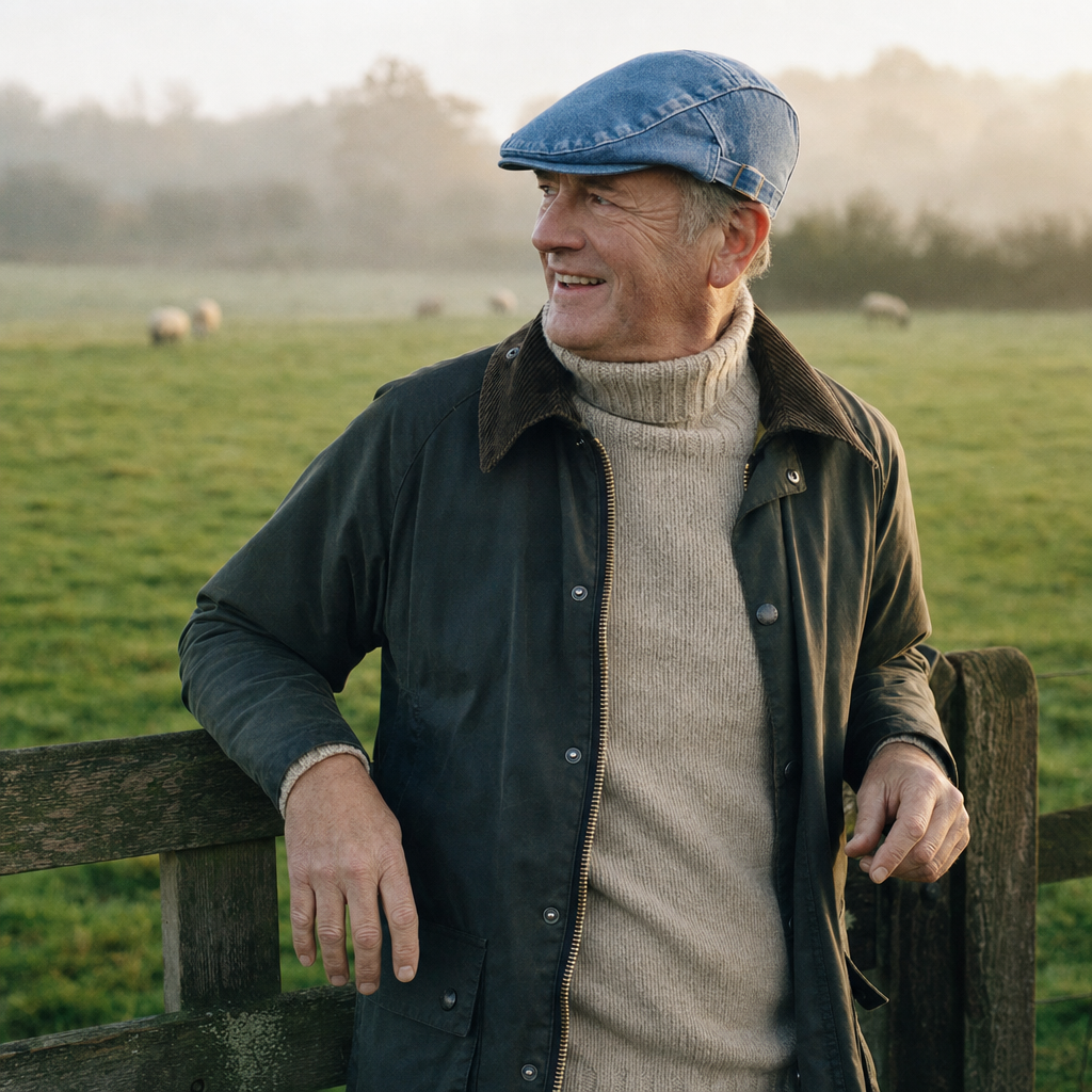 Denim flatcap — RENESSE