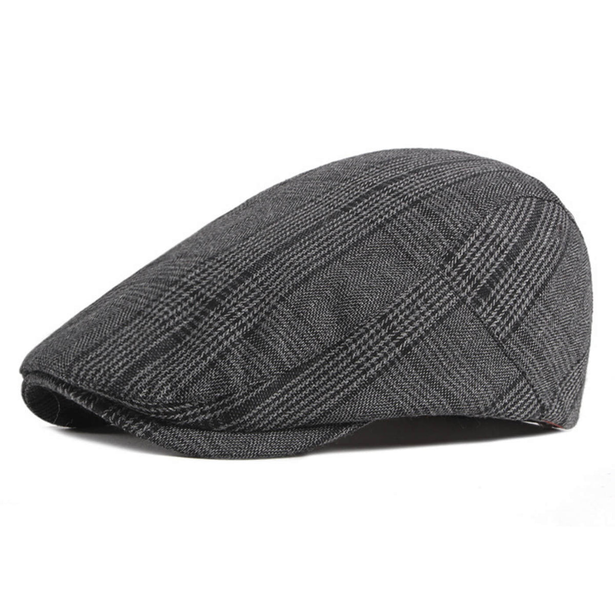 Katoenen flatcap met ruit — OOTMARSUM
