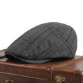 Katoenen flatcap met ruit — OOTMARSUM