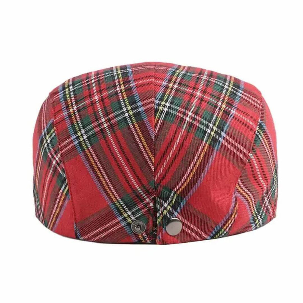 Katoenen ivy cap met tartan — BLEISWIJK