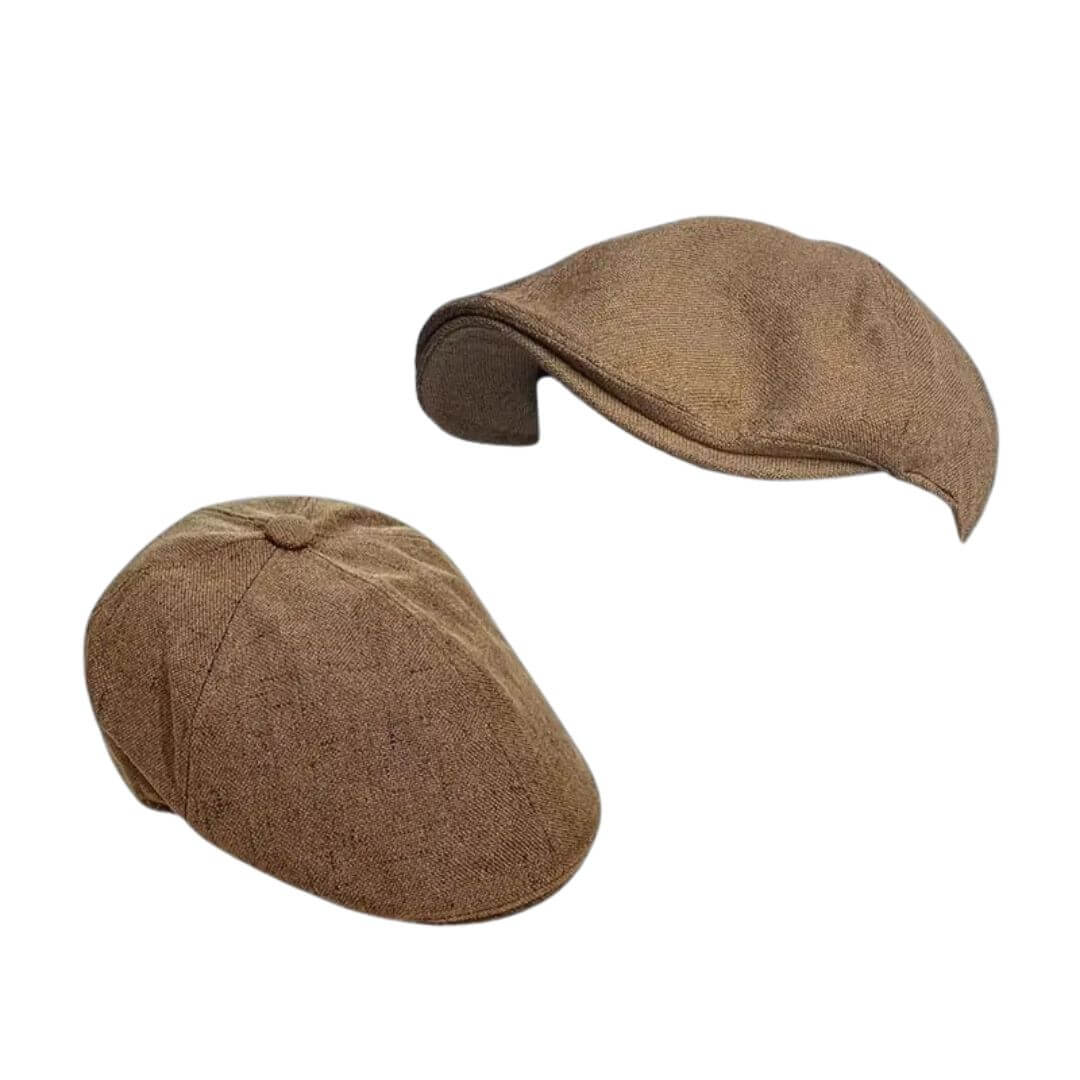 Flatcap van linnenmix — ZUIDHORN