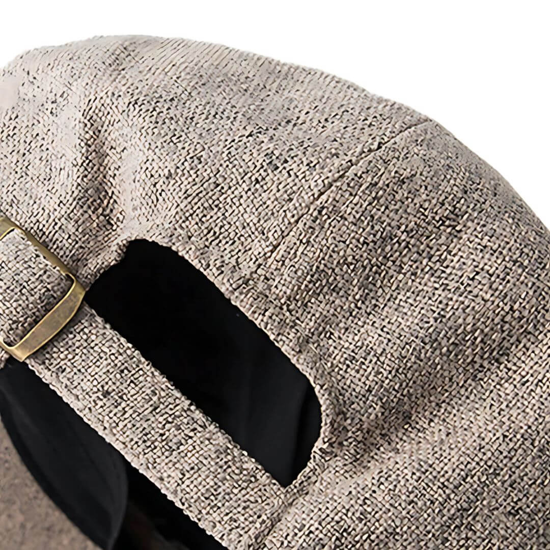 Flatcap van linnenmix — THORN