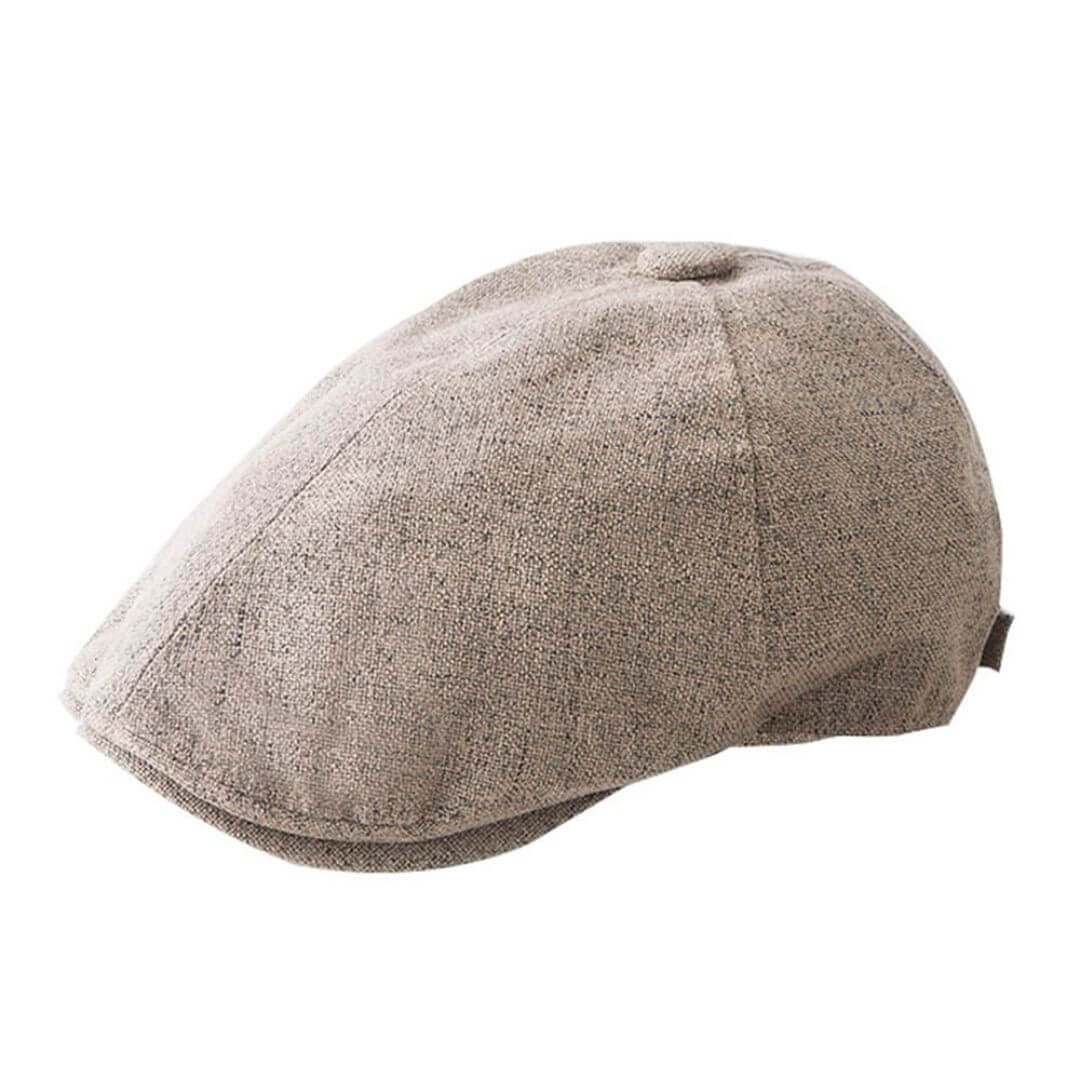Flatcap van linnenmix — THORN