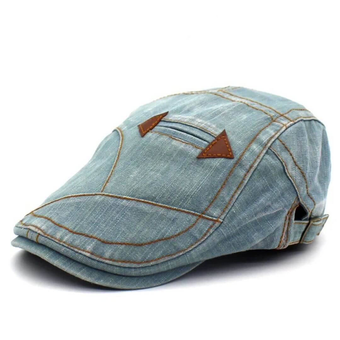 Denim flatcap — ZANDVOORT