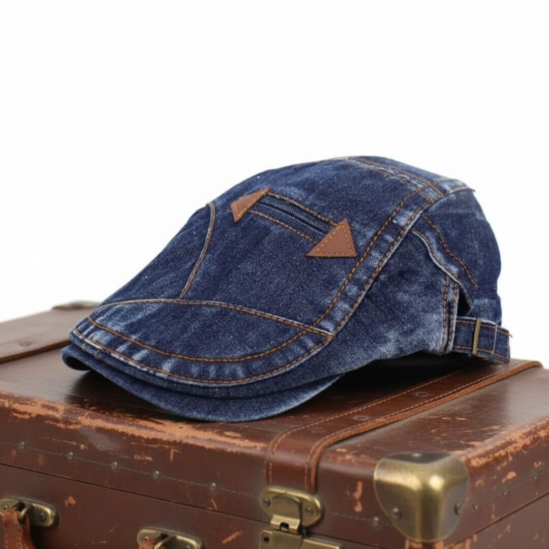 Denim flatcap — ZANDVOORT