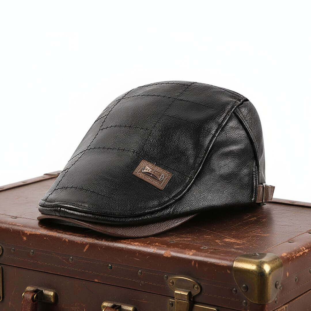 Kunstleren flatcap — WESTERVOORT