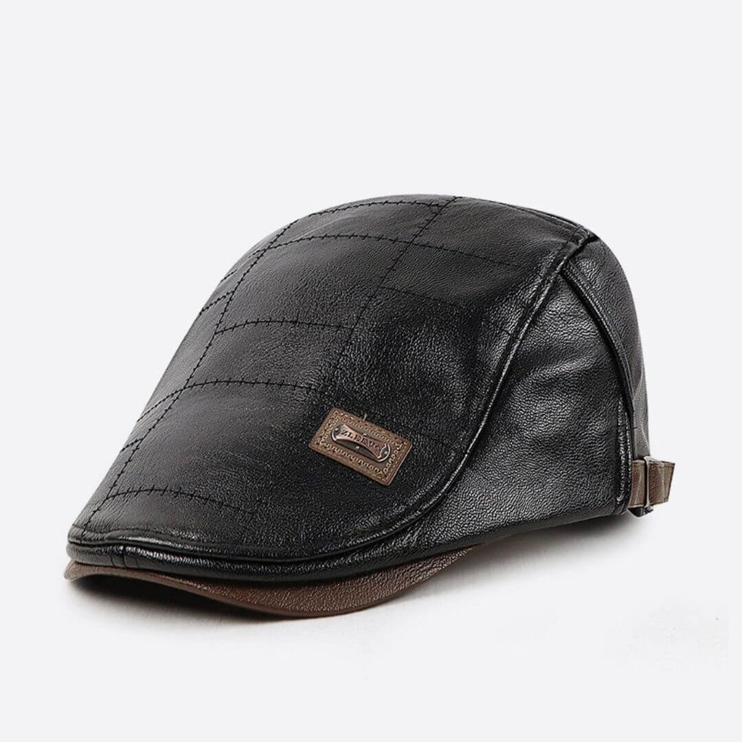 Kunstleren flatcap — WESTERVOORT