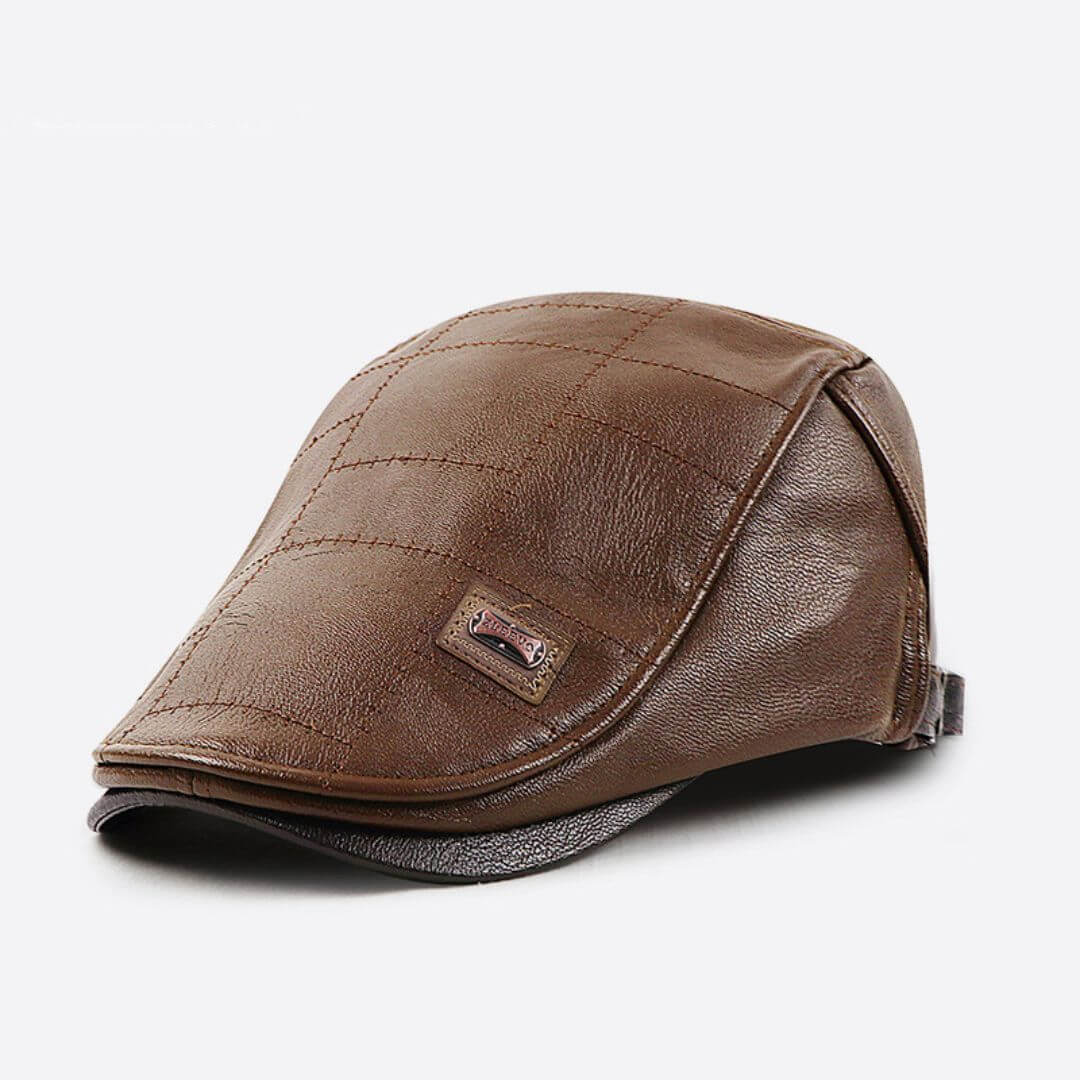 Kunstleren flatcap — WESTERVOORT