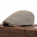 Wollen ivy cap met visgraat — HELLEVOETSLUIS