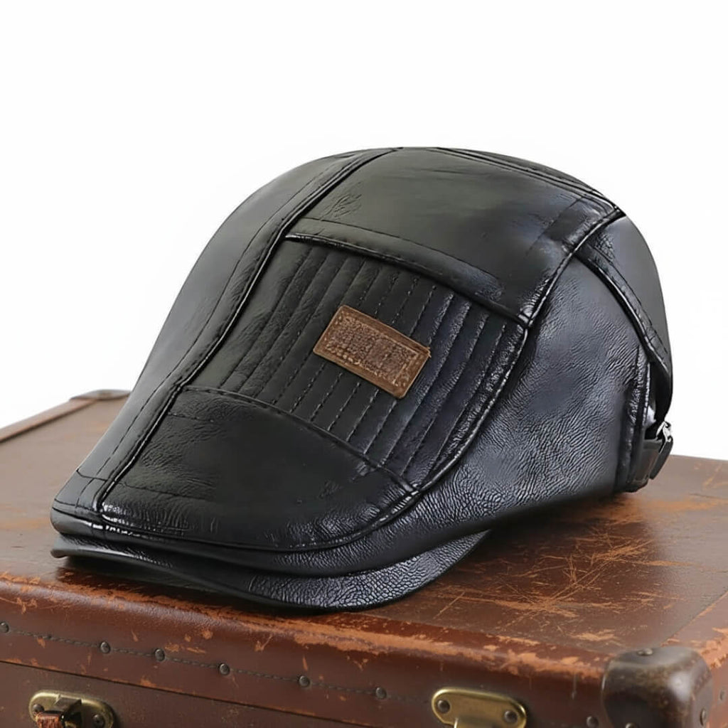 Kunstleren flatcap — DALFSEN
