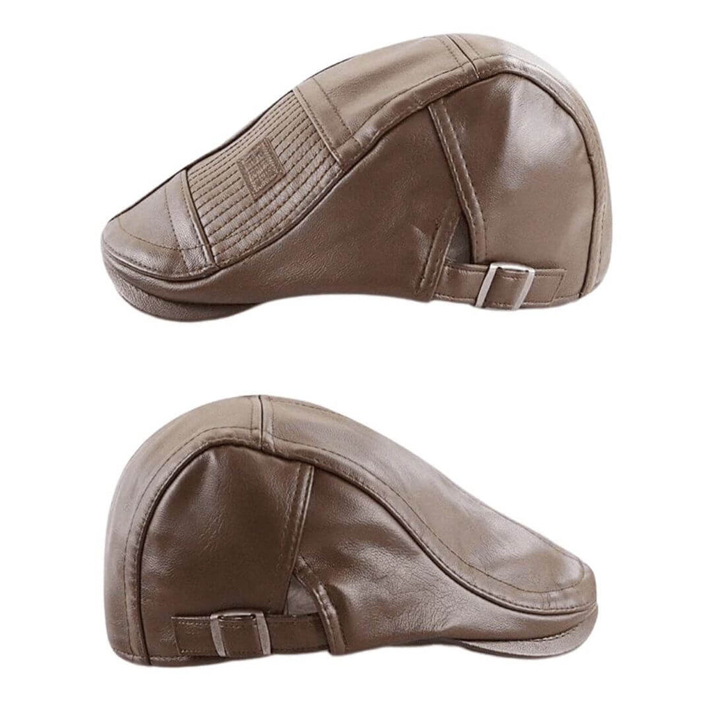 Kunstleren flatcap — DALFSEN
