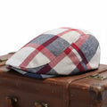 Katoenen flatcap met patchwork — LELYSTAD