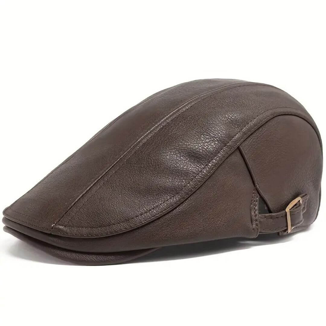 Leren flatcap — MAASBRACHT