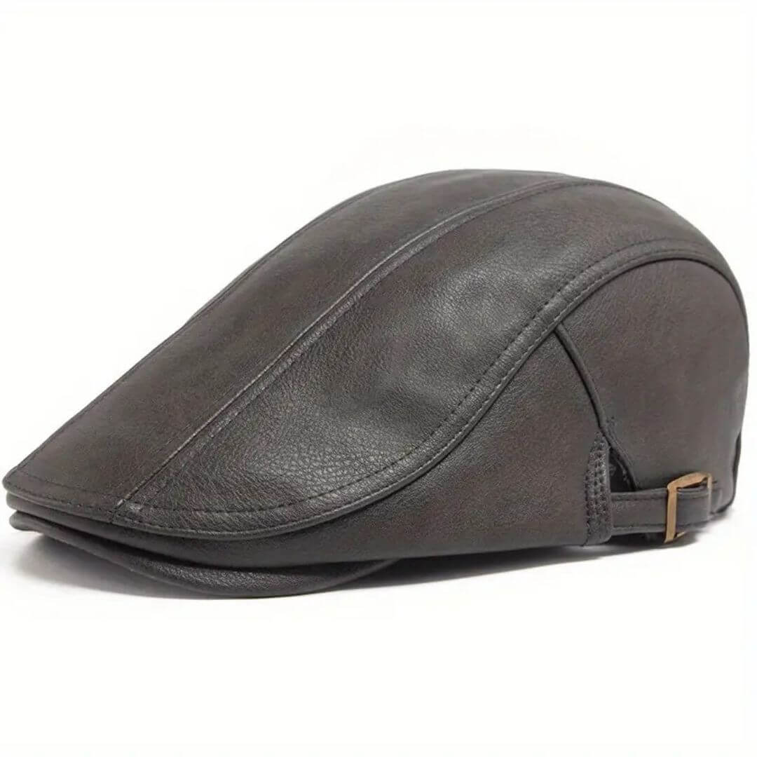 Leren flatcap — MAASBRACHT