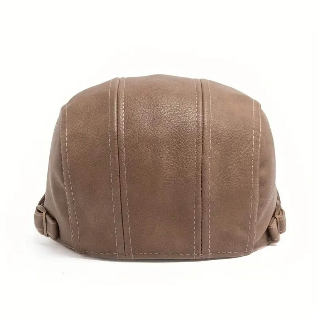 Leren flatcap — MAASBRACHT