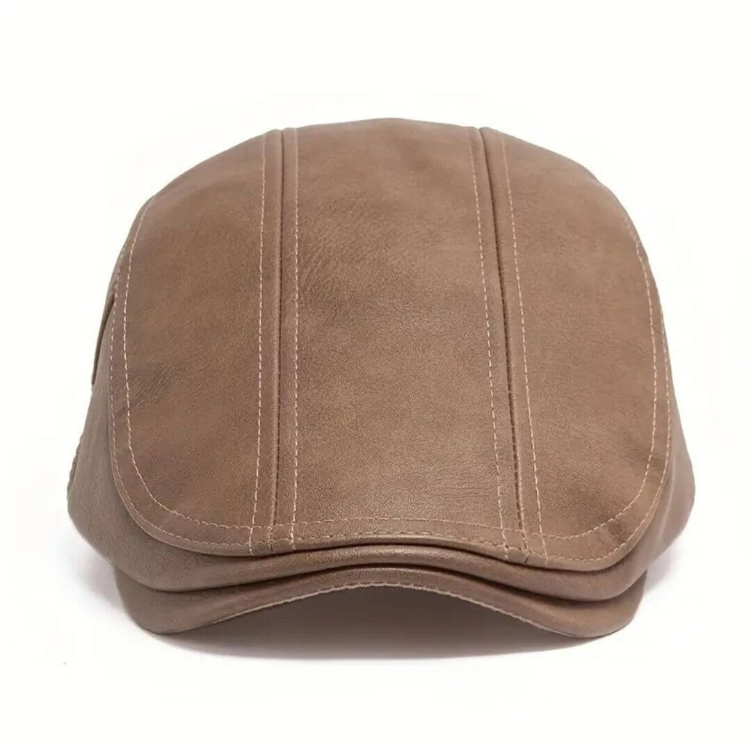 Leren flatcap — MAASBRACHT