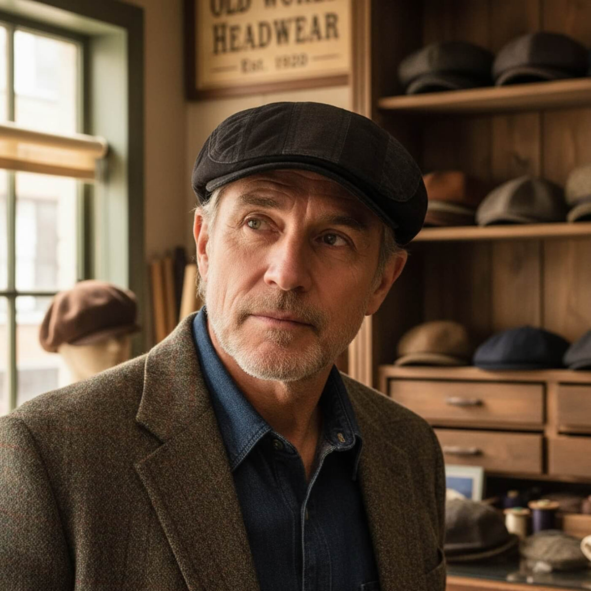 Katoenen flatcap — DALEN
