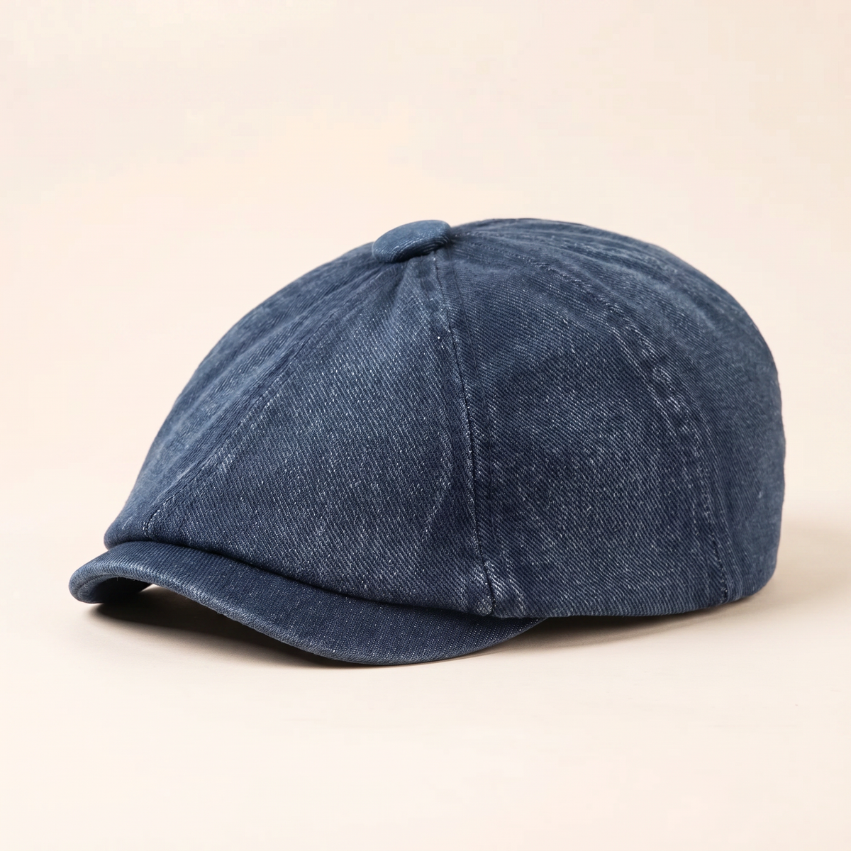 Denim ballonpet — HELMOND