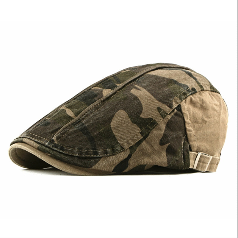 Katoenen chauffeurspet met camouflage — MARKEN