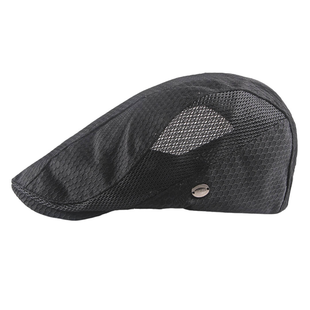Flatcap van acryl met ruitpatroon — CALLANTSOOG