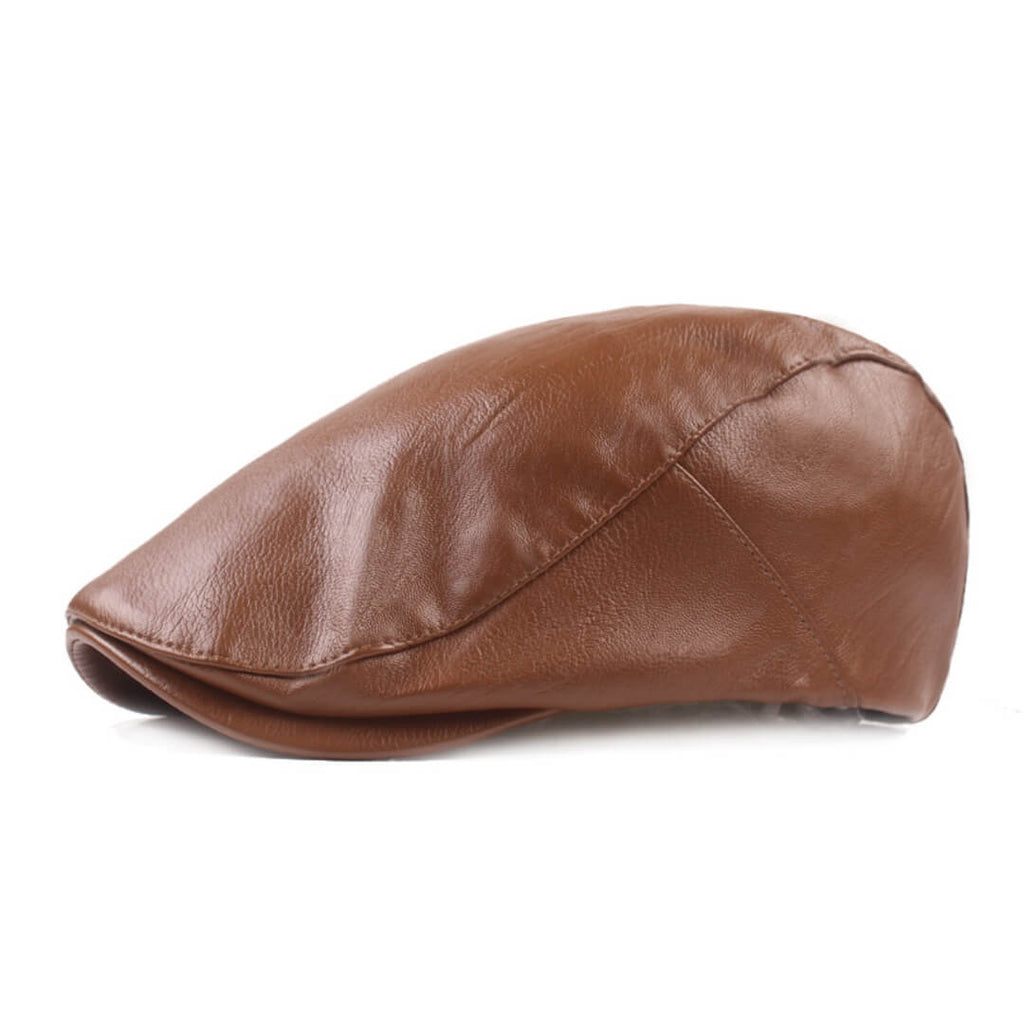 Leren flatcap — ZEIST