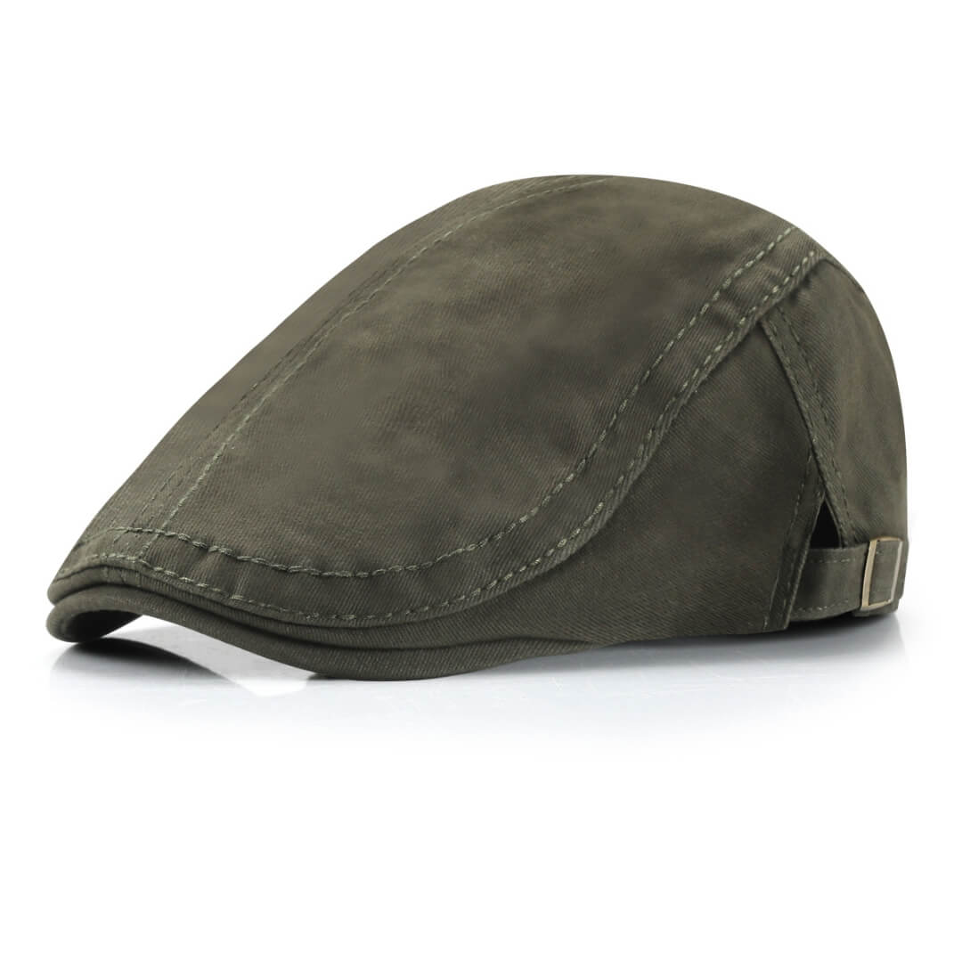 Katoenen flatcap — LEIDEN