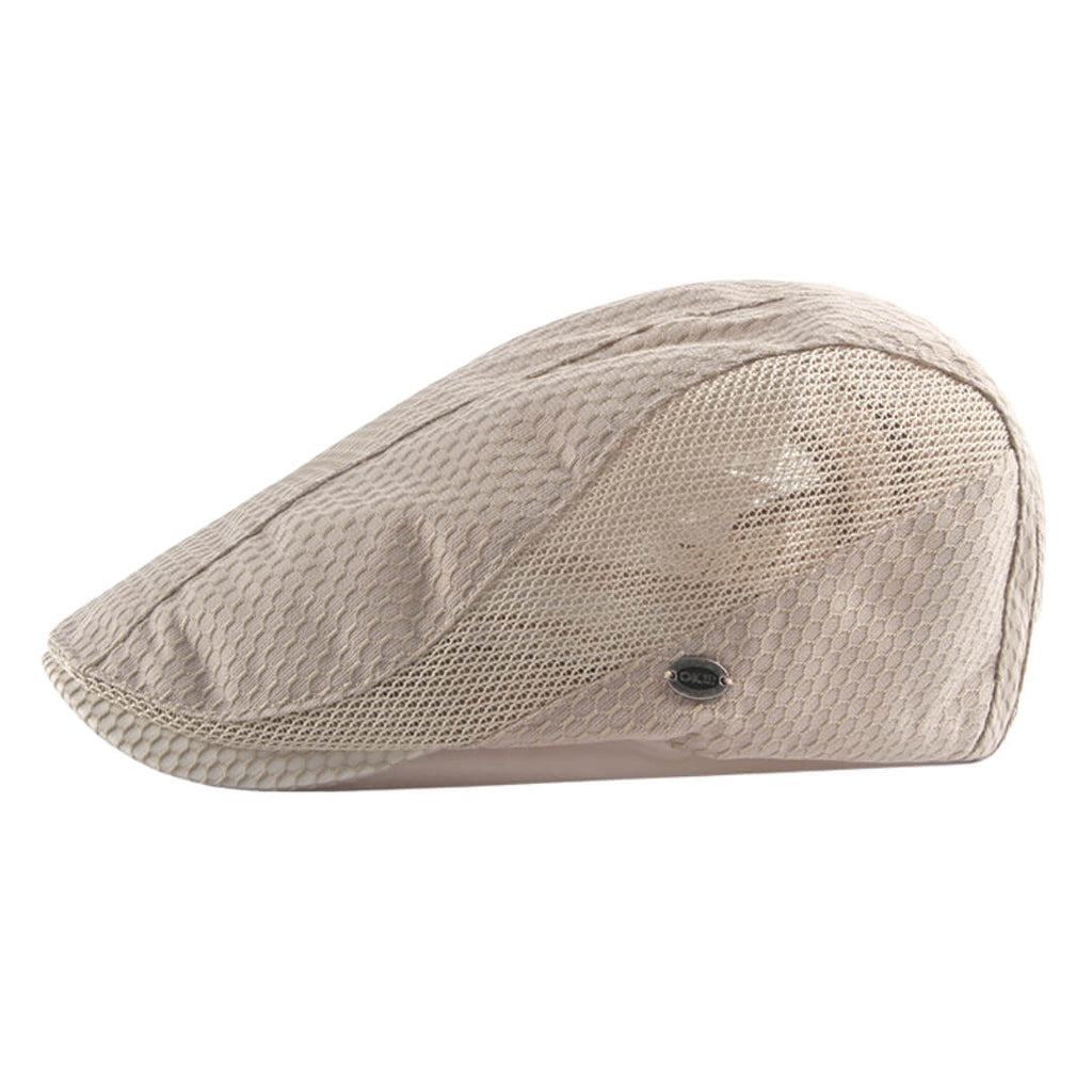 Flatcap van acryl met ruitpatroon — CALLANTSOOG