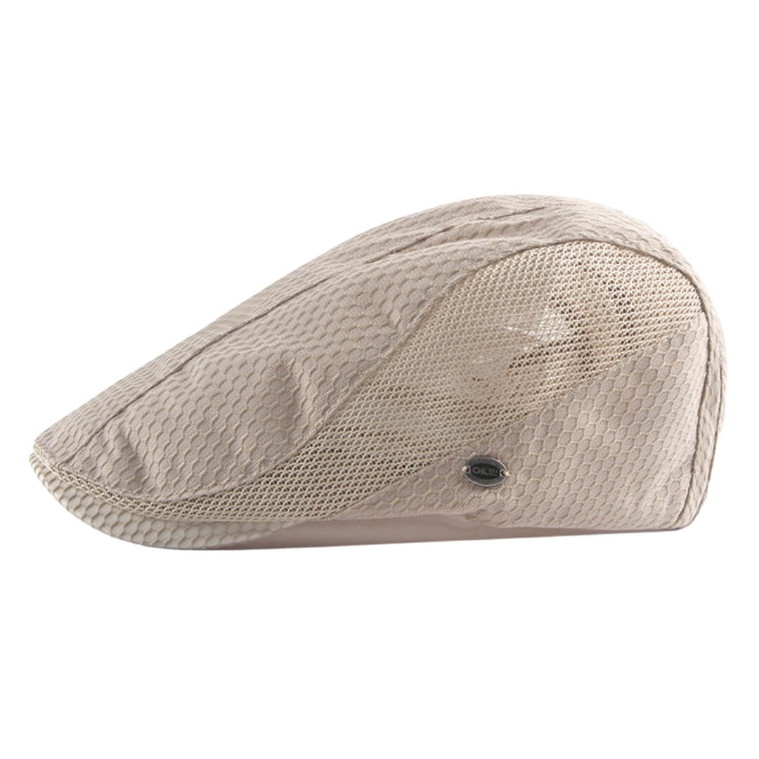 Flatcap van acryl met ruitpatroon — CALLANTSOOG