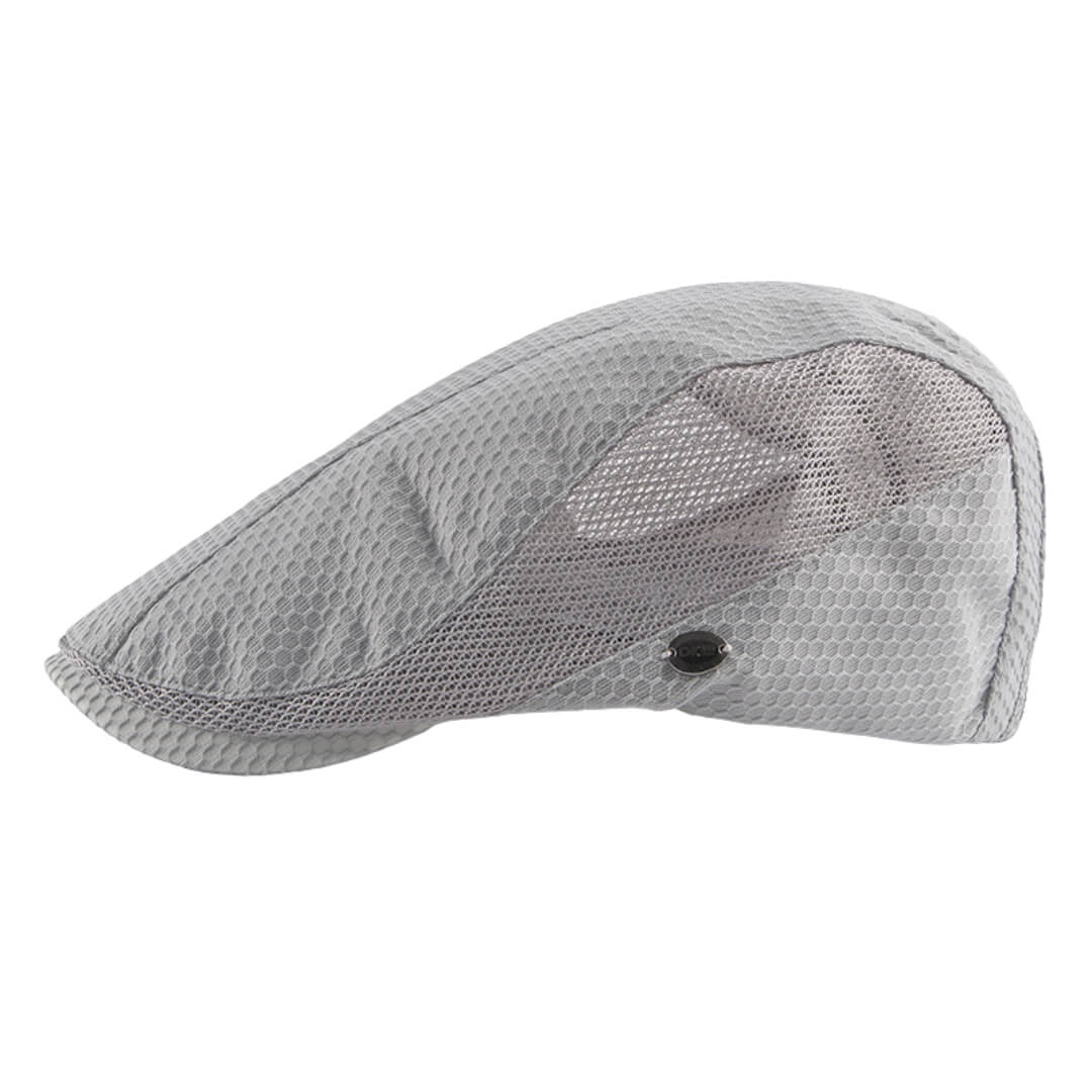 Flatcap van acryl met ruitpatroon — CALLANTSOOG