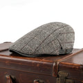 Katoenen flatcap met visgraat — WADDINXVEEN