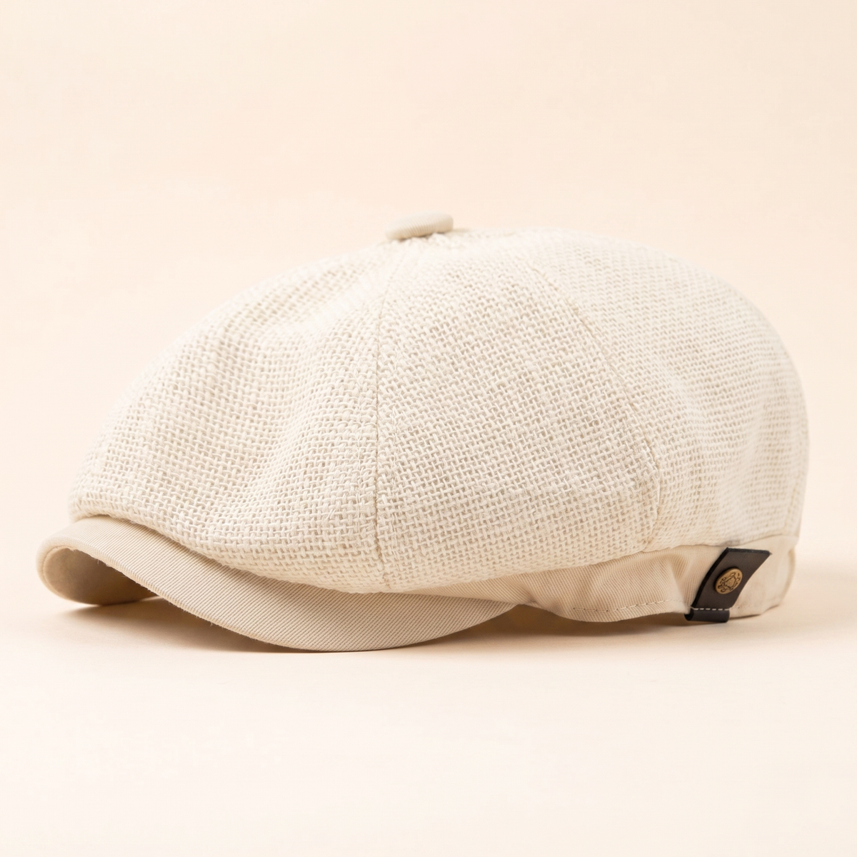 Linnen flatcap — BUDEL
