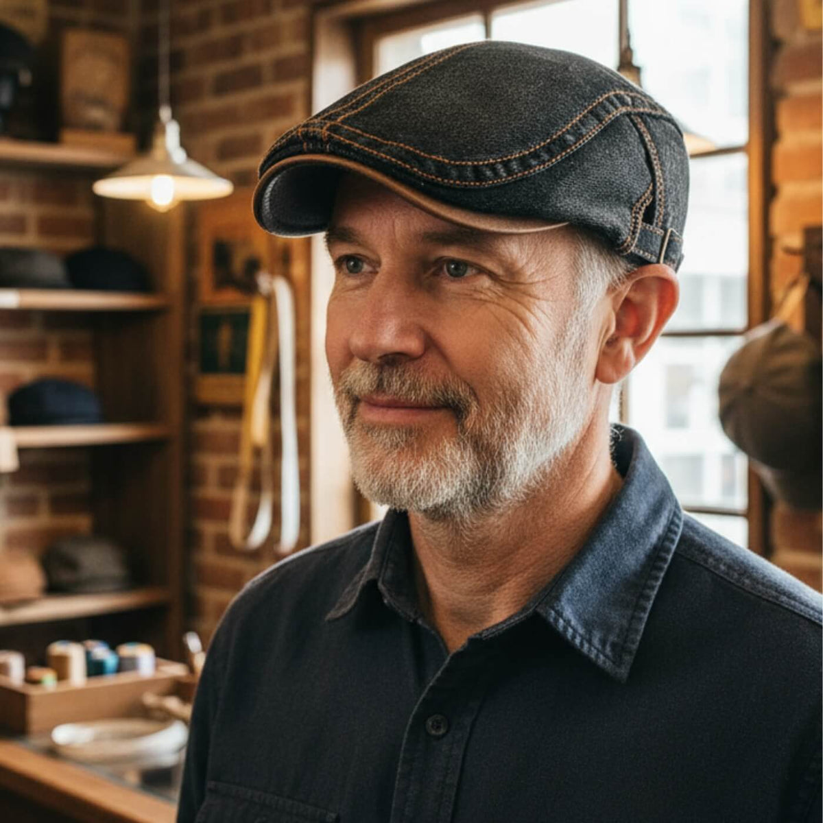 Denim flatcap — ARNEMUIDEN