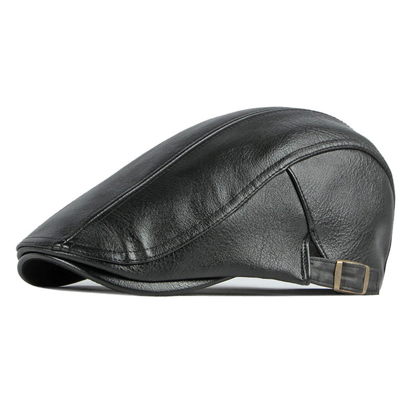 Leren flatcap — BORGER